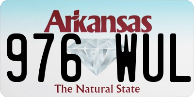 AR license plate 976WUL