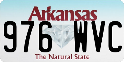 AR license plate 976WVC