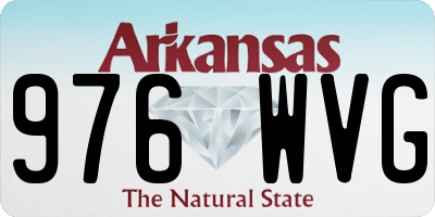 AR license plate 976WVG