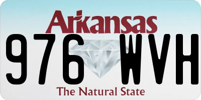 AR license plate 976WVH