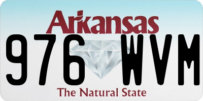 AR license plate 976WVM