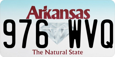 AR license plate 976WVQ