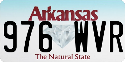 AR license plate 976WVR