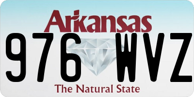 AR license plate 976WVZ