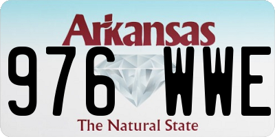 AR license plate 976WWE