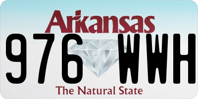 AR license plate 976WWH