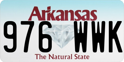 AR license plate 976WWK