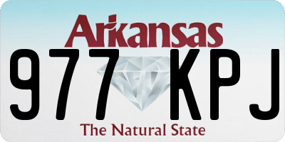 AR license plate 977KPJ