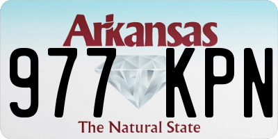 AR license plate 977KPN