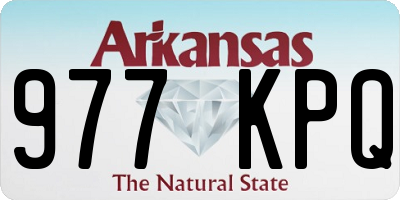 AR license plate 977KPQ