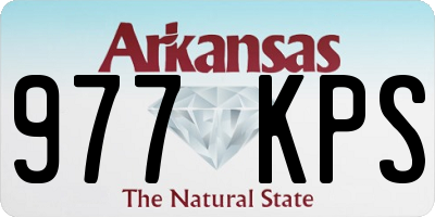 AR license plate 977KPS