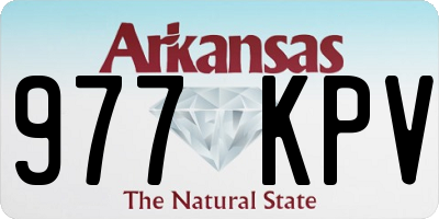 AR license plate 977KPV