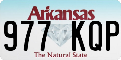 AR license plate 977KQP