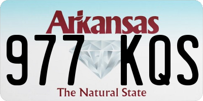 AR license plate 977KQS