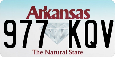 AR license plate 977KQV