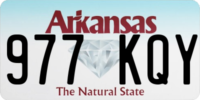 AR license plate 977KQY