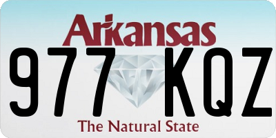 AR license plate 977KQZ