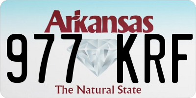 AR license plate 977KRF