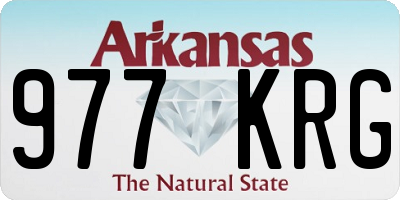 AR license plate 977KRG