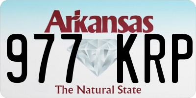AR license plate 977KRP