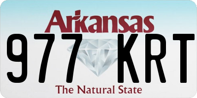 AR license plate 977KRT
