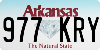 AR license plate 977KRY