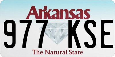 AR license plate 977KSE