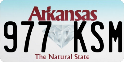 AR license plate 977KSM