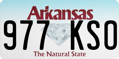 AR license plate 977KSO