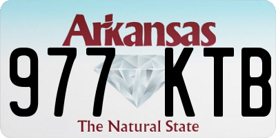 AR license plate 977KTB