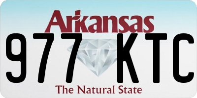 AR license plate 977KTC