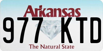 AR license plate 977KTD