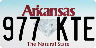 AR license plate 977KTE