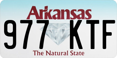 AR license plate 977KTF