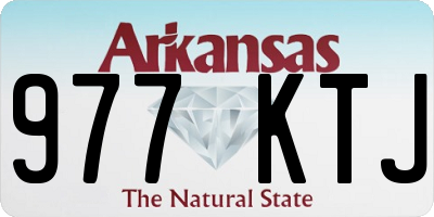 AR license plate 977KTJ