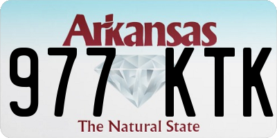 AR license plate 977KTK