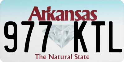AR license plate 977KTL