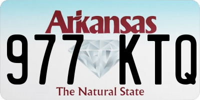 AR license plate 977KTQ