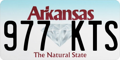 AR license plate 977KTS