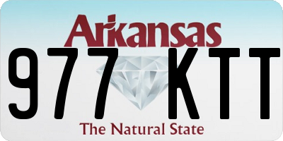 AR license plate 977KTT