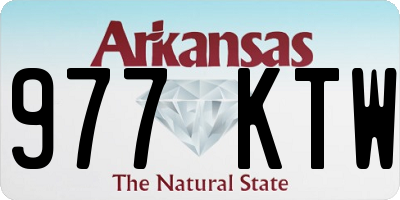 AR license plate 977KTW