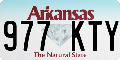 AR license plate 977KTY