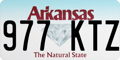 AR license plate 977KTZ