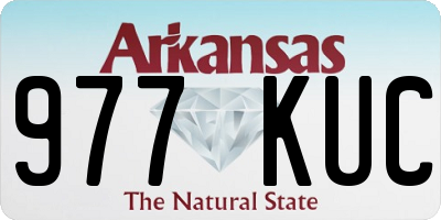 AR license plate 977KUC