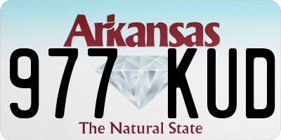 AR license plate 977KUD