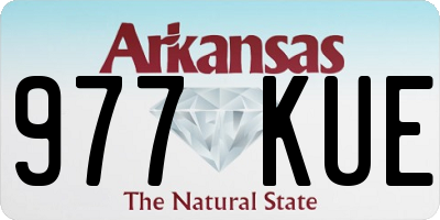 AR license plate 977KUE
