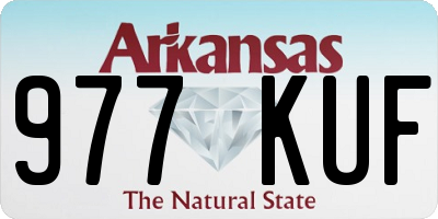 AR license plate 977KUF