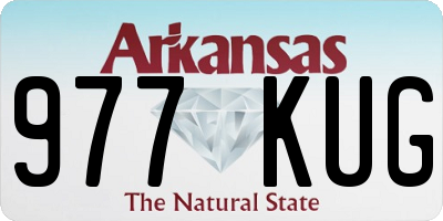 AR license plate 977KUG
