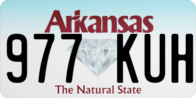 AR license plate 977KUH
