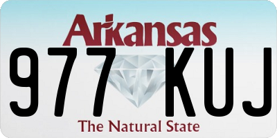 AR license plate 977KUJ